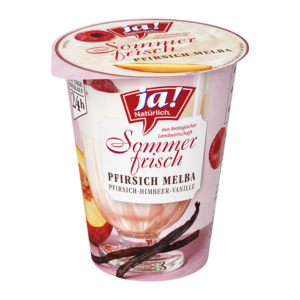 Bio-Fruchtjoghurt 3.6% Sommerfrisch Pfirsich Melba
