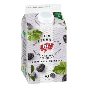 Bio-Buttermilch Heidelbeer-Brombeer