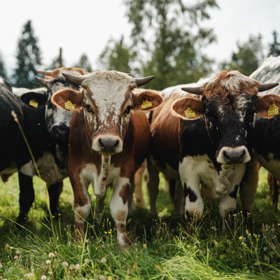 Weidegenuss Rinder auf der Weide