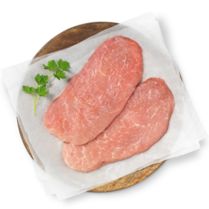 Bio-Schnitzel vom Strohschwein