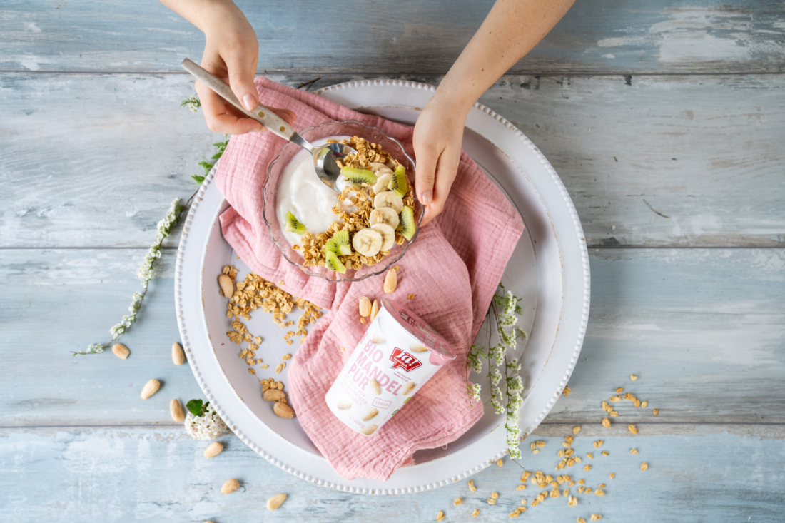 Bio-Mandel pur – die vegane Alternative zu Joghurt
