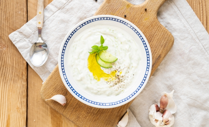 Tzatziki mit griechischem Joghurt