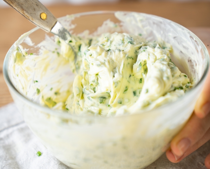 Selbstgemachte Kräuterbutter