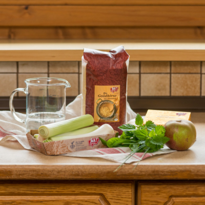 Alle im Rezept genannten Zutaten.