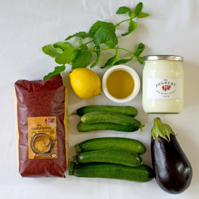 Alle im Rezept genannten Zutaten.