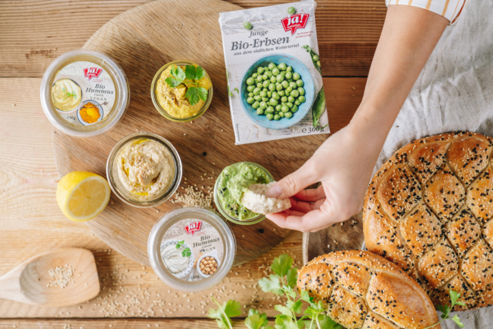 Erbsen-Hummus-Dip