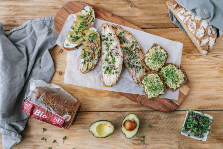 Brotzeit mit Sprossen