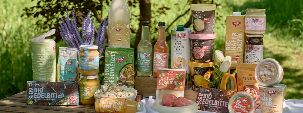 Vegane Produktrange von Ja! Natürlich