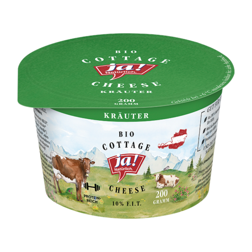 Bio Cottage Cheese mit Kräutern von Ja! Natürlich