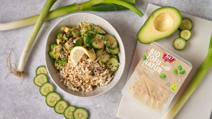 Schneller Tofu Salat