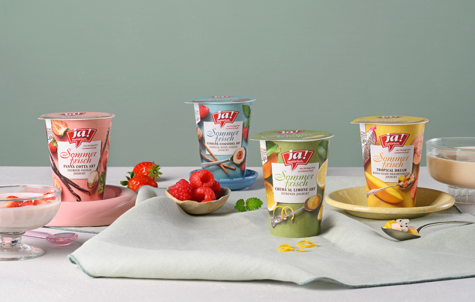Jetzt Neu: Bio-Sommerfrisch-Joghurts angelehnt an beliebte Sommerdesserts