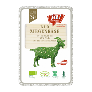 Bio-Ziegenkäse Scheiben aus Heumilch