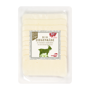 Bio-Ziegenheumilchschnittkäse Scheiben
