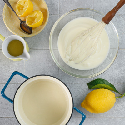 Mousse-Masse anrühren