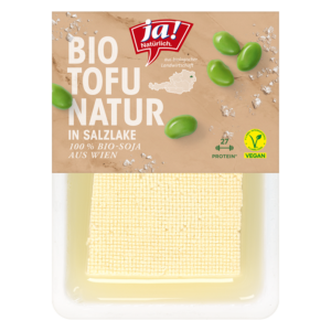 Bio-Tofu Natur in Salzlake