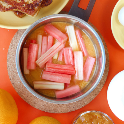 Rhabarber Kompott einkochen