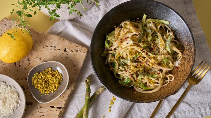 Spargel Zitronenbutter Pasta
