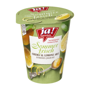 Bio-Fruchtjoghurt Sommerfrisch Zitrone