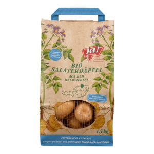 Bio Salaterdäpfel aus dem Waldviertel