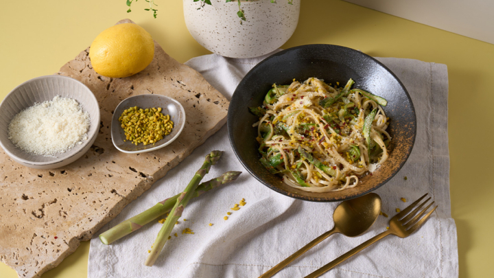 Spargel Zitronenbutter Pasta