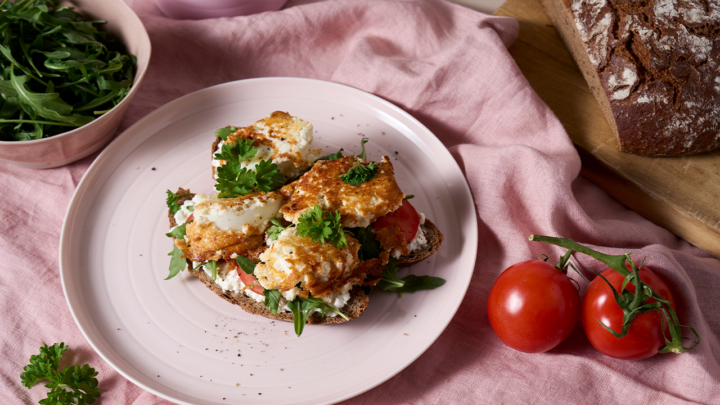 Crispy Feta Eggs