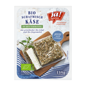 Bio Schafmischkäse im Kräutermantel