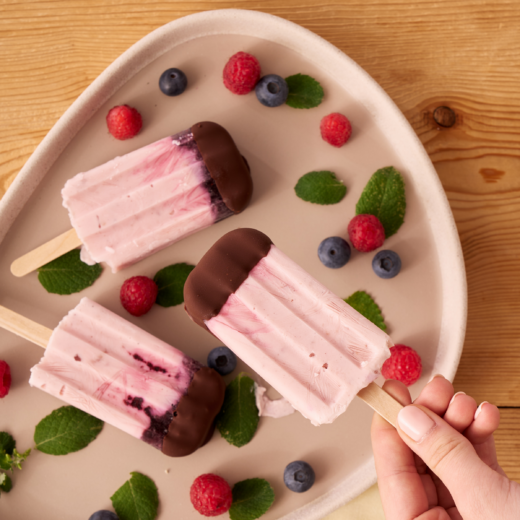 Ja! Natürlich Bio-Eis-Lollies.