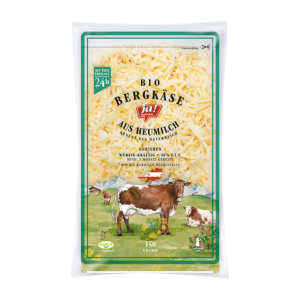 Bio Bergkäse gerieben