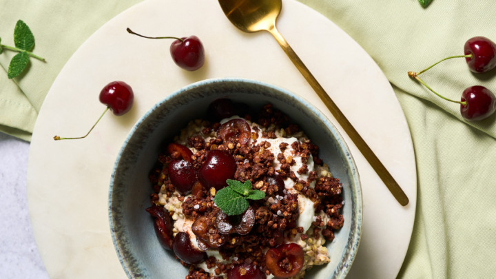 Buchweizen Porridge mit echten Schokolinsen