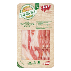 Bio-Frühstücksspeck vom Strohschwein