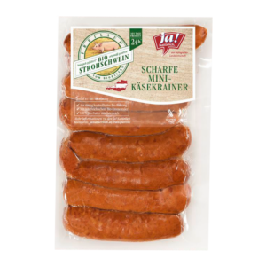 Bio-Mini-Käsekrainer scharf