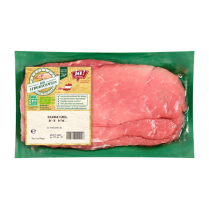Bio-Schnitzel vom Strohschwein