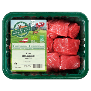 Bio-Gulaschfleisch vom Weidejungrind