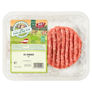 Bio-Hamburgerlaibchen vom Weidejungrind