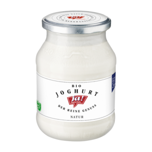 Bio-Naturjoghurt im Mehrwegglas