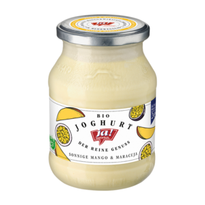 Bio-Fruchtjoghurt Mango-Maracuja im Mehrwegglas