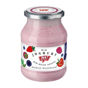 Bio-Fruchtjoghurt Waldfrucht im Mehrwegglas