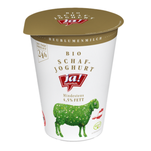 Bio-Schafjoghurt aus Heumilch