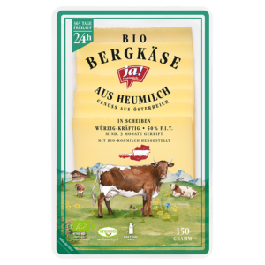 Bio-Bergkäse Scheiben aus Heumilch