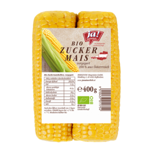 Bio-Zuckermaiskolben, gegart