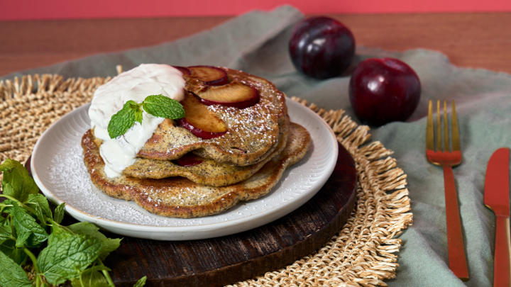 Pflaumen Pancakes