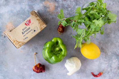 Alle im Rezept genannten Zutaten.