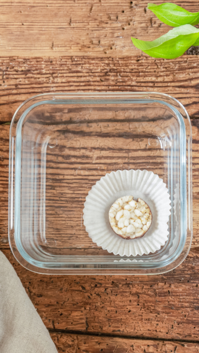 Mini Bio-Schokoreiswaffel.