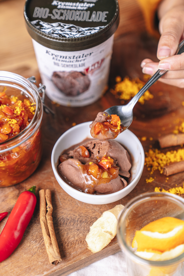 Kürbis-Orangen-Chutney