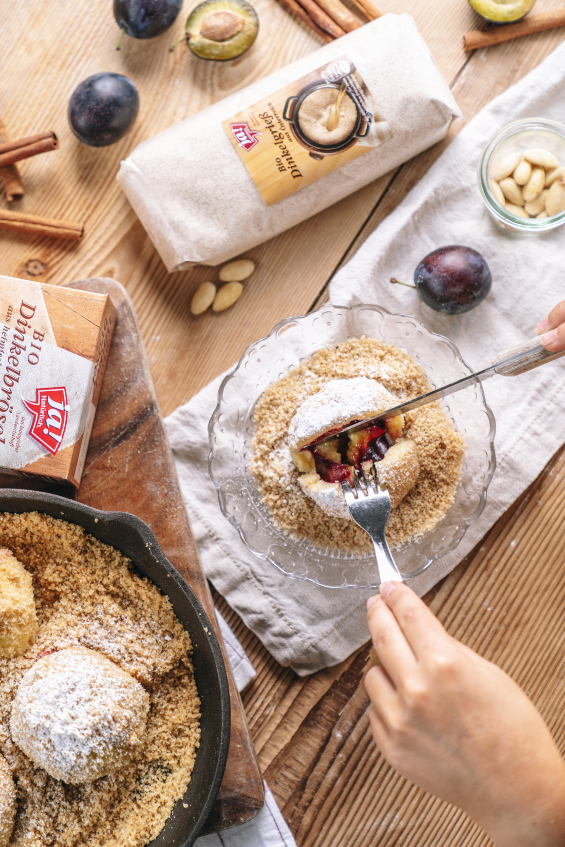 Die drei besten süßen Obstknödel