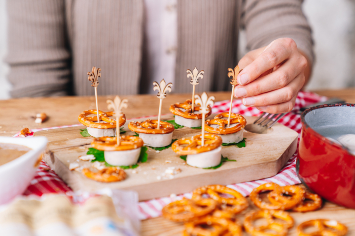 Weißwürste mit Mini-Brezn