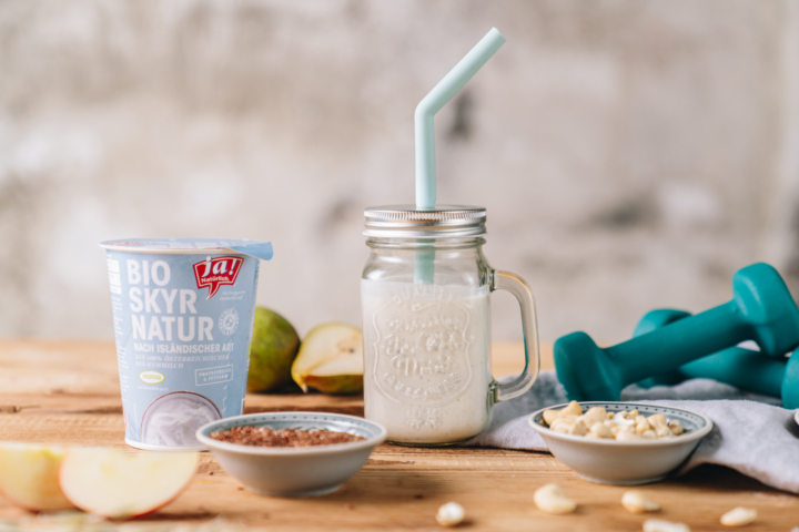 Birne-Skyr Shake
