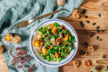 Wintersalat mit Bio-Goldhirse