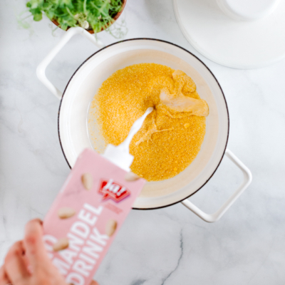 Zubereitung von Polenta