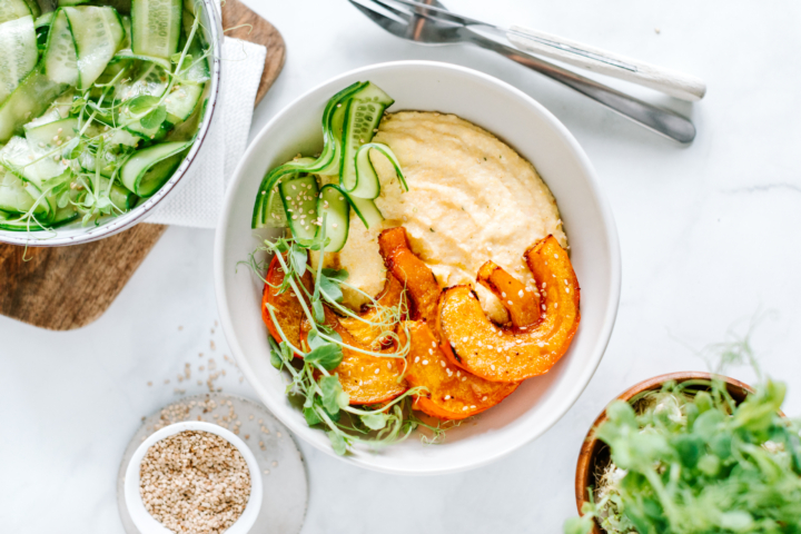 Cremige Polenta mit Kürbis